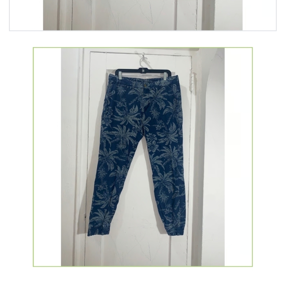 Polo by Ralph Lauren Blue Palm Print Chinos